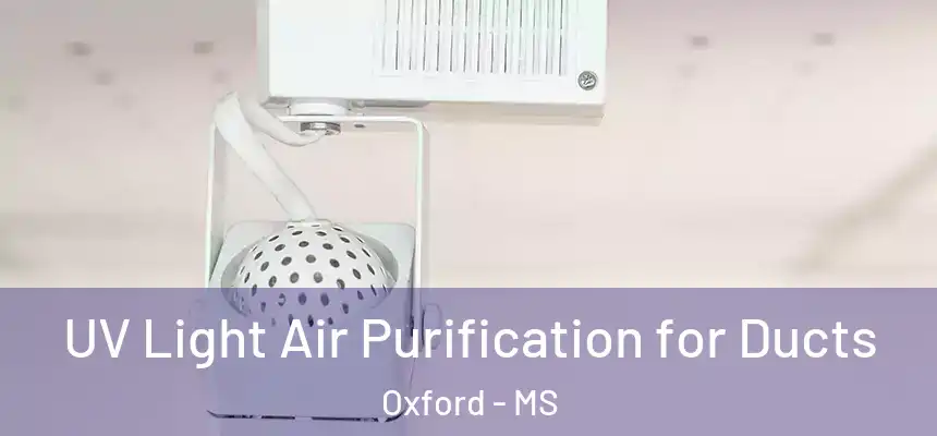  UV Light Air Purification for Ducts Oxford - MS